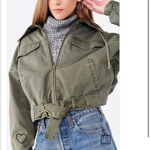 Forever 21 Olive Green Tie Jacket!